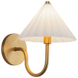 Serena Wall Vanity Light Aged Gold Opal Glass By Alora