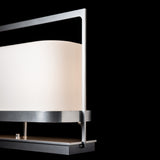 Serenity Table Lamp detail in Sterling, by Hubbardton Forge
