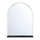 Serin Integrated LED Mirror Small Satin Nickel Black By Eurofase