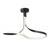 Serpentine LED Semi-Flush Mount by ET2