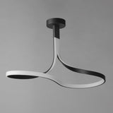 Serpentine LED Semi-Flush Mount by ET2