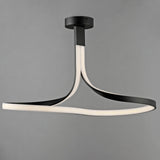Serpentine LED Semi-Flush Mount by ET2