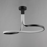 Serpentine LED Semi-Flush Mount by ET2