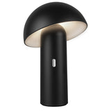 Setas Portable Table Lamp Black By Kuzco Side View
