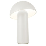 Setas Portable Table Lamp Cream By Kuzco Side View