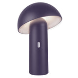 Setas Portable Table Lamp Navy Blue By Kuzco Side View