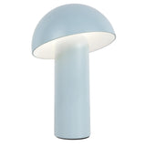 Setas Portable Table Lamp Sky Blue By Kuzco Side View