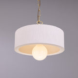 Seville Ceramic Pendant - Polished Brass