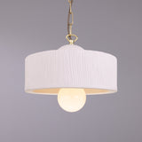 Seville Ceramic Pendant - Polished Brass
