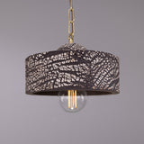 Seville Ceramic Pendant - Polished Brass