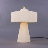 Seville Ceramic Table Lamp - Polished Brass