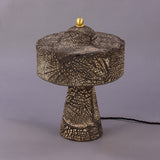 Seville Ceramic Table Lamp - Satin Brass