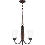 Seville Chandelier — 17 Inch, Bronze