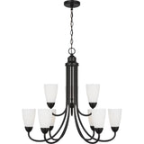 Seville Chandelier — 28.88 Inch, Midnight Black