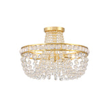 Seville Semi Flush Mount 16.5'' Aged Brass