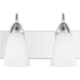 Seville Vanity Light — 13.5 Inch, Chrome