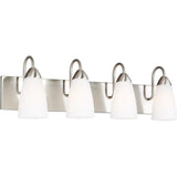 Seville Vanity Light — 28.38 Inch, Brushed Nickel