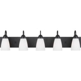 Seville Vanity Light — 35.88 Inch, Midnight Black