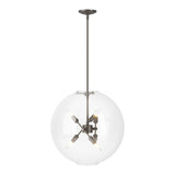 Sfera 6-Light Pendant in Dark Smoke by Hubbardton Forge