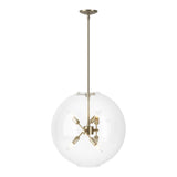 Sfera 6-Light Pendant in Soft Gold by Hubbardton Forge