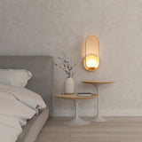 Sfera Wall Lamp By Accord, Color: Imbuia, Louro Freijo, Teak, American Walnut, Maple, Charcoal, Sand, Organic Black, Organic White, Organic Cappuccino, Organic Gold, Organic Lead Grey, ,| Casa Di Luce Lighting