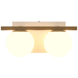 Sfera Wall Sconce 2 Lights Oragnic White By Accord