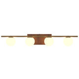 Sfera Wall Sconce 4 Lights Imbuia By Accord