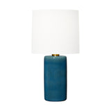 Shanghai Table Lamp By Visual Comfort Studio, Finish: Deep Ocean Crackle, , | Casa Di Luce Lighting