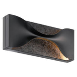 Shayla Outdoor Wall Sconce 14 Inch By Eurofase - Side View2
