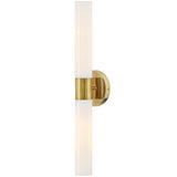 Shea Vanity Light Bright Brass By Lark Living - Side View1