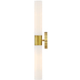 Shea Vanity Light Bright Brass By Lark Living - Side View2