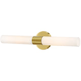 Shea Vanity Light Bright Brass By Lark Living - Side View3