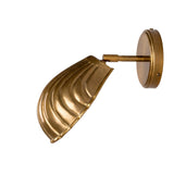 Shell Wall Light - Antique Brass