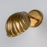 Shell Wall Light - Antique Brass