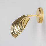 Shell Wall Light - Polished Brass