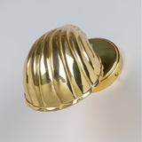 Shell Wall Light - Polished Brass