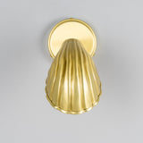 Shell Wall Light - Satin Brass