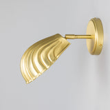 Shell Wall Light - Satin Brass