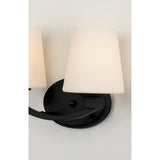 Shelter Bath Vanity Light Black by Maxim Lighting