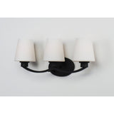 Shelter Bath Vanity Light Black by Maxim Lighting