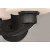 Shelter Bath Vanity Light Black by Maxim Lighting