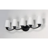 Shelter Bath Vanity Light Black by Maxim Lighting