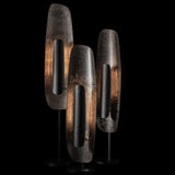 Shield Floor Lamp Tall detail, by Hubbardton Forge