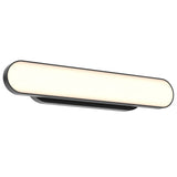 Shift Adjustable Oblong Vanity Light Small Black By DALS