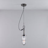 Ship s Well 7524 Glass Pendant Weathered Brass And Frosted Glass By Original BTC With Light