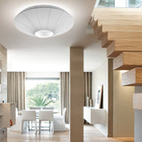Siam 80 Semi Flush Mount White Translucent Ribbon By Bover Lifestyle View1