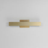 SideLine 5CCT LED Bath Vanity by ET2 - 18 Inch, Satin Brass