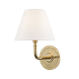 Signature No.1 Wall Sconce - Aged Brass by Hudson Valley