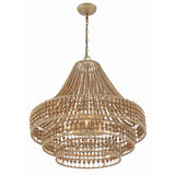 Silas Chandelier 26.75" Burnished Silver