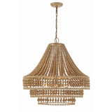 Silas Chandelier 26.75" Burnished Silver